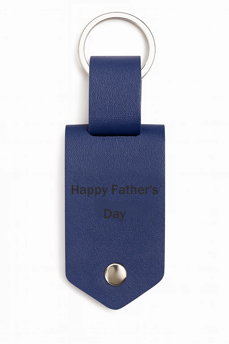 Personalized Leather Keychain
