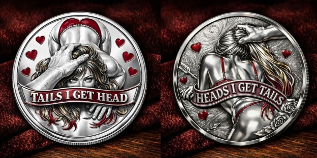 ❤️Heads I GetTail/ Tails I Get HeadCommemorative Coin