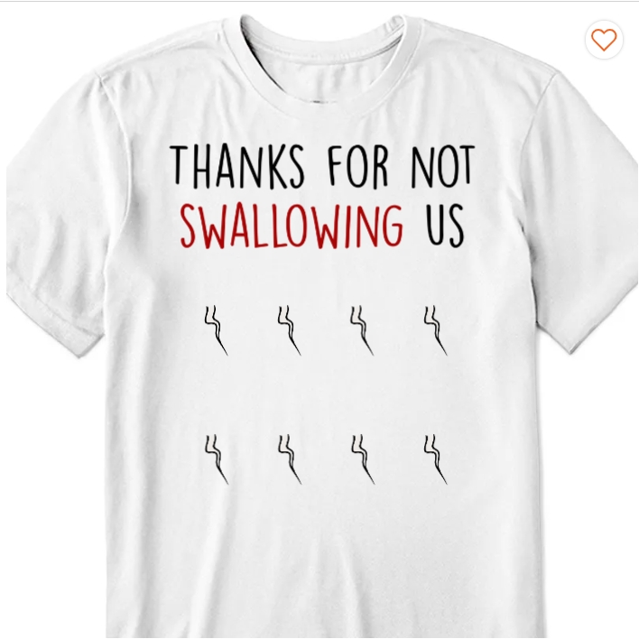 Thanks For Not Swallowing Us - Personalized Photo Shirt
