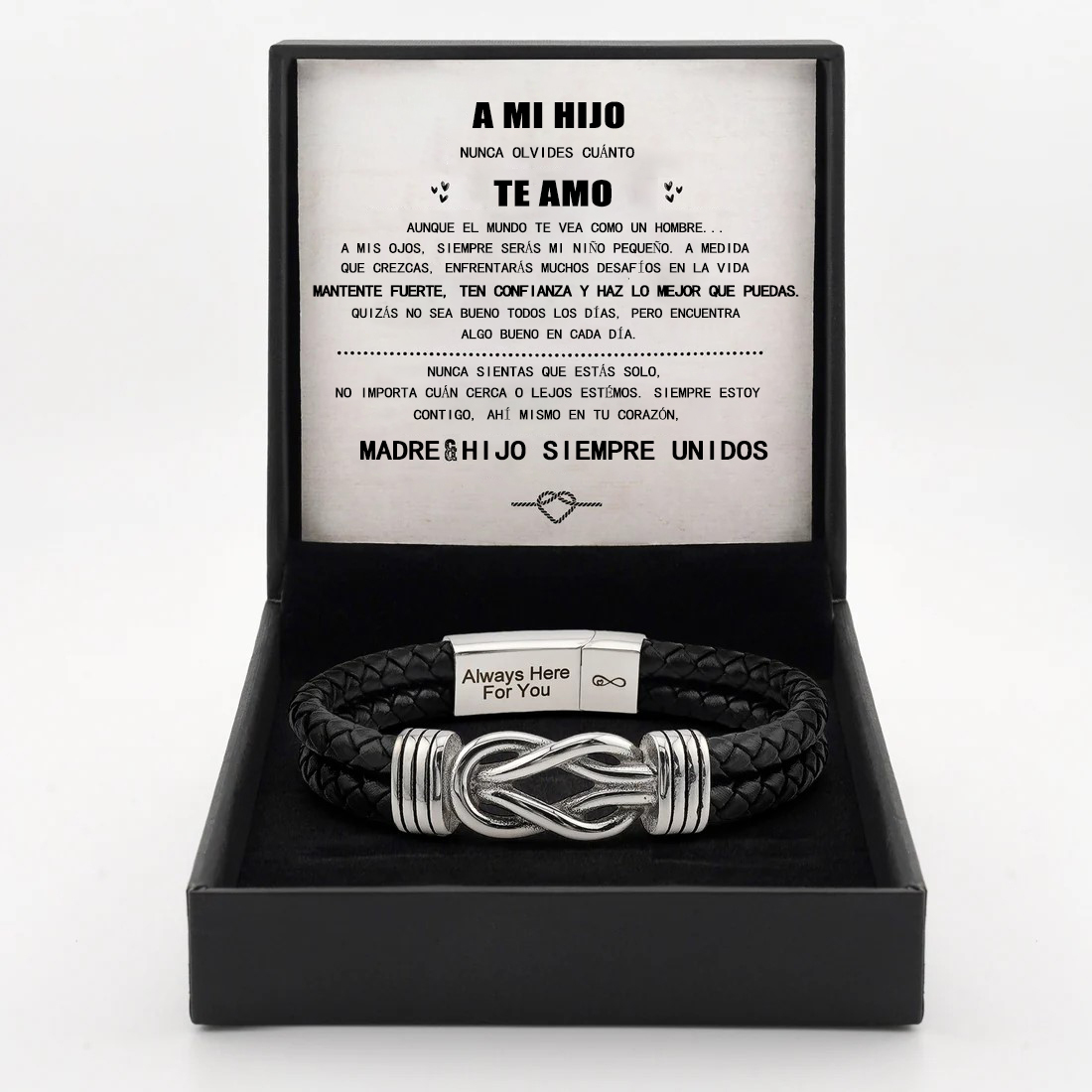 Pulsera de nudos "Conectados para siempre"