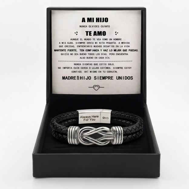 Pulsera de nudos "Conectados para siempre"