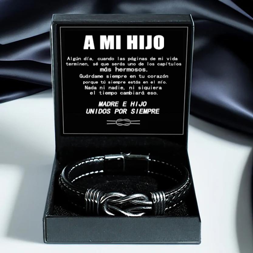 Para mi hijo: juego de regalo de pulseras premium con vínculos eternos