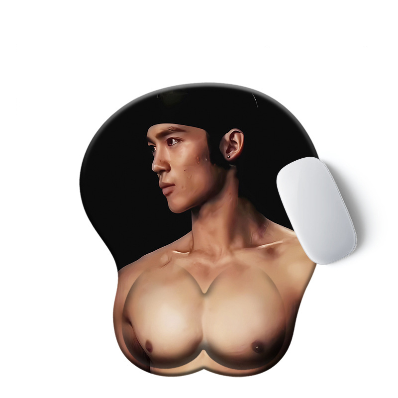 Custom personalized 3D mouse pad with armrests