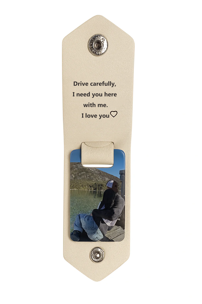 Personalized Leather Keychain