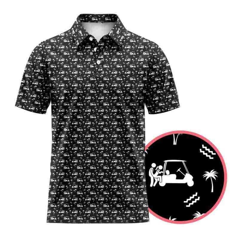 Printed Golf Polo Shirt