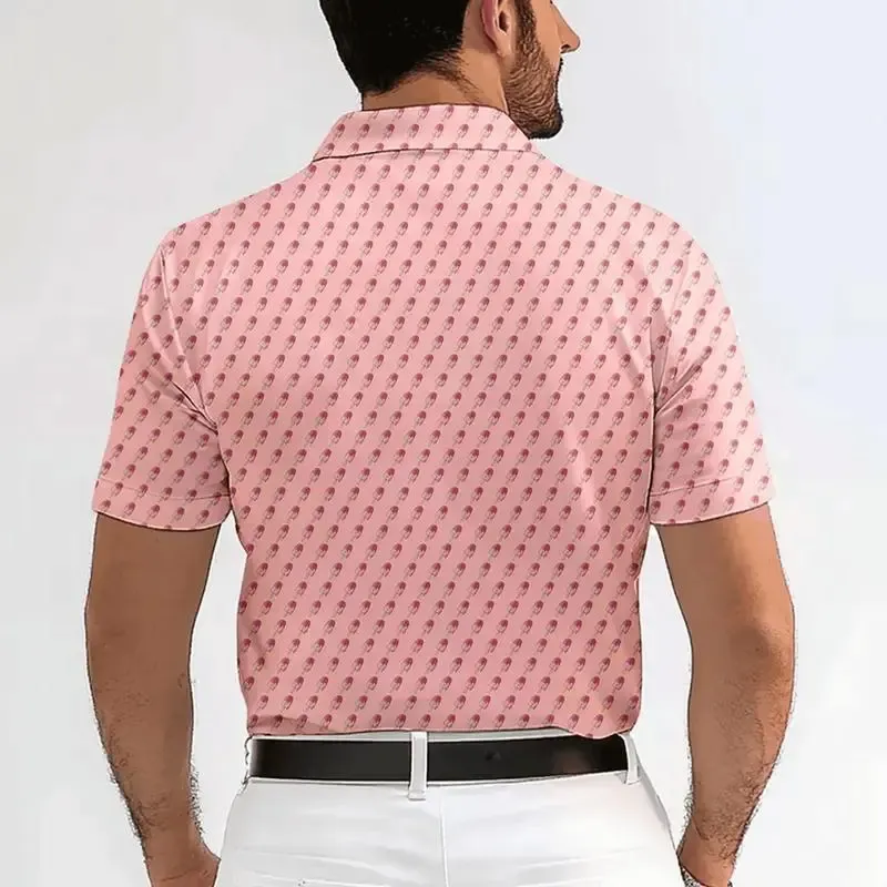 Printed Golf Polo Shirt