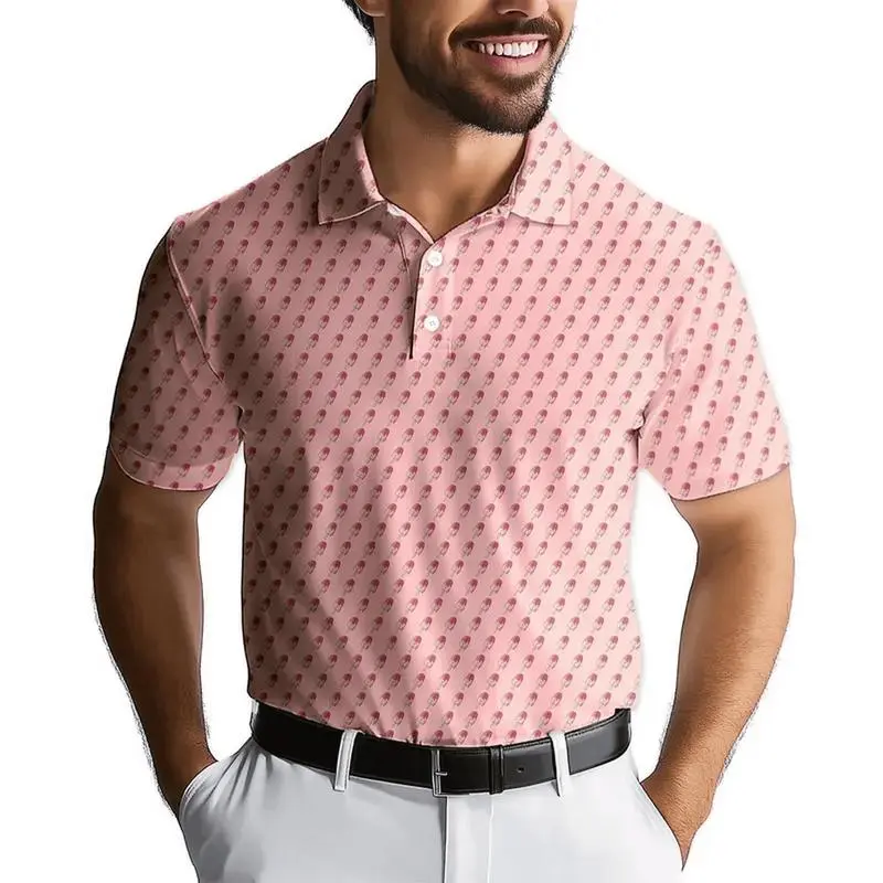 Printed Golf Polo Shirt