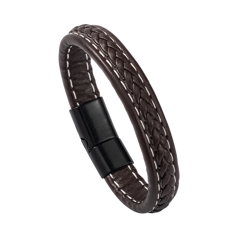 Braided magnet clasp bracelet