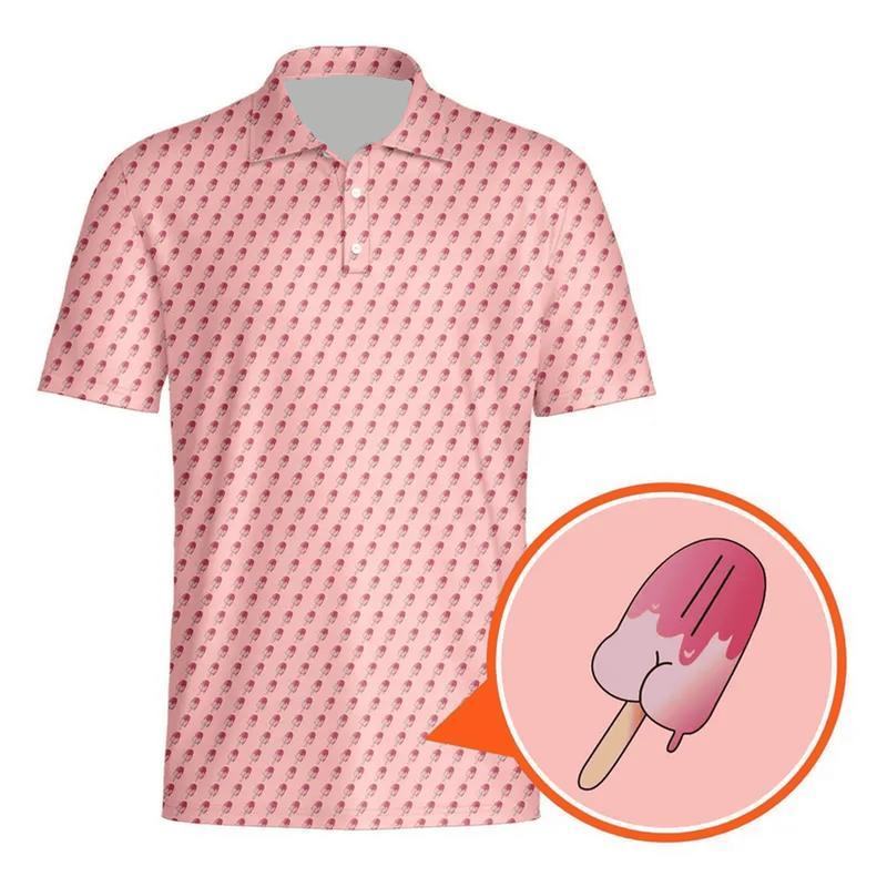 Printed Golf Polo Shirt