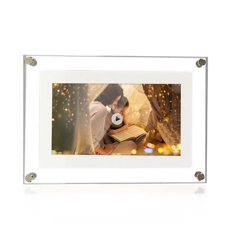 Acrylic digital photo frame video player
