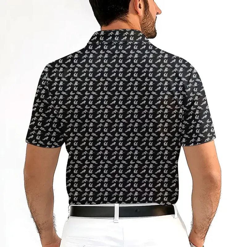 Party themed polo shirt