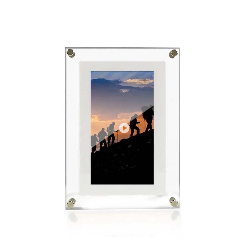 Acrylic digital photo frame video player