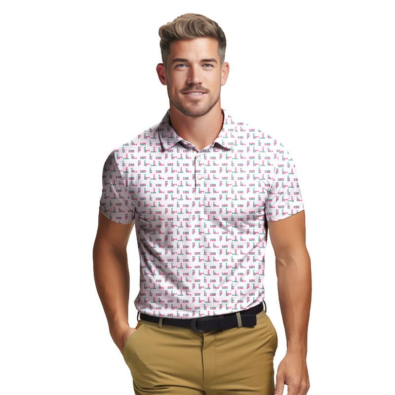 Printed Golf Polo Shirt