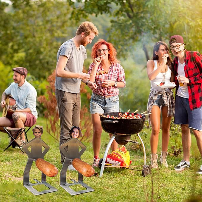 Customized Stainless Steel BBQ Sausage Rack – Starrywalker