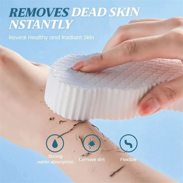 3D Textured Sponge Bath Scrubber