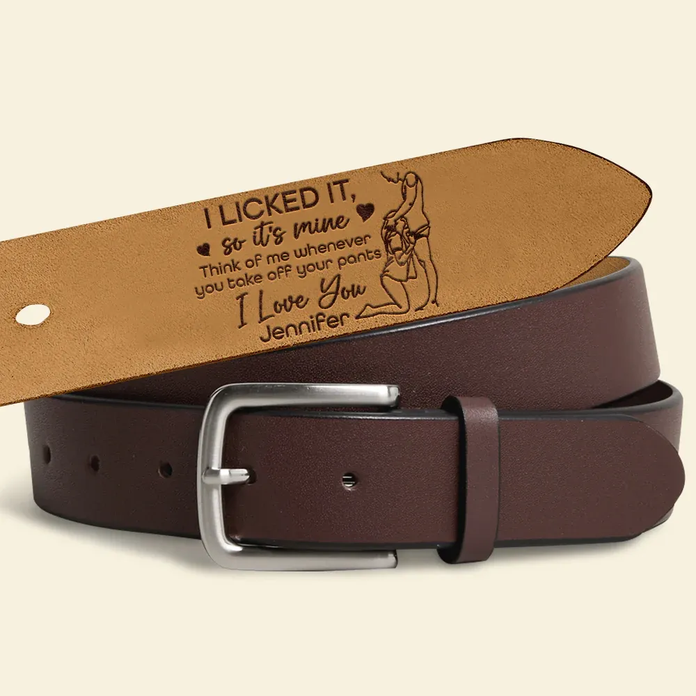 Personalized gifts for couples - belts
