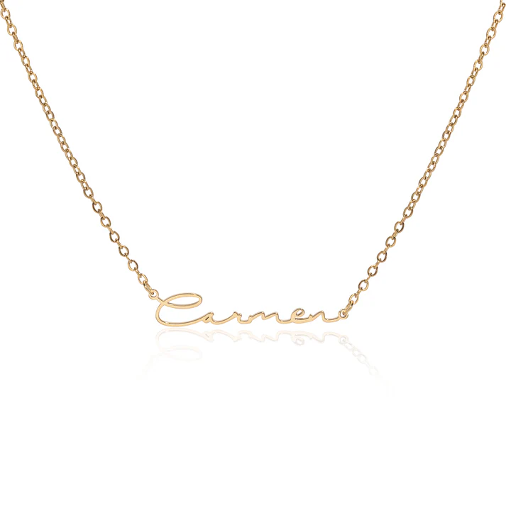 Signature Charm Name Necklace