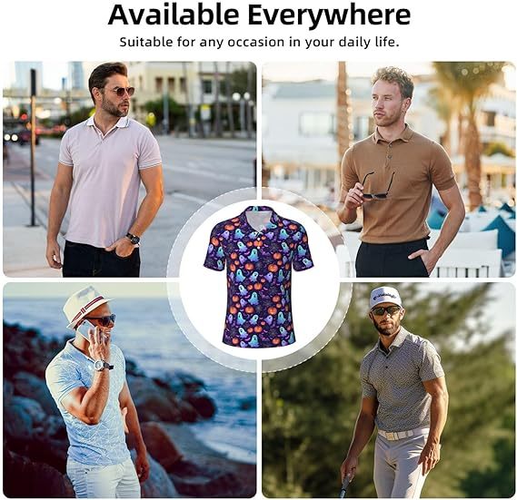 Men's Fun Golf Polo Shirt