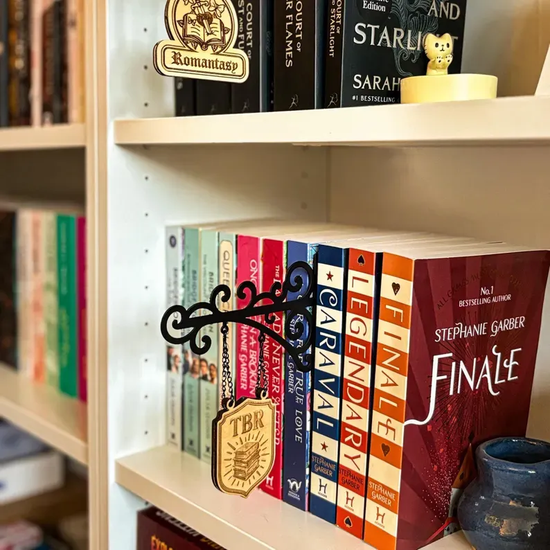 Personalized bookshelf logo book corner storage rack