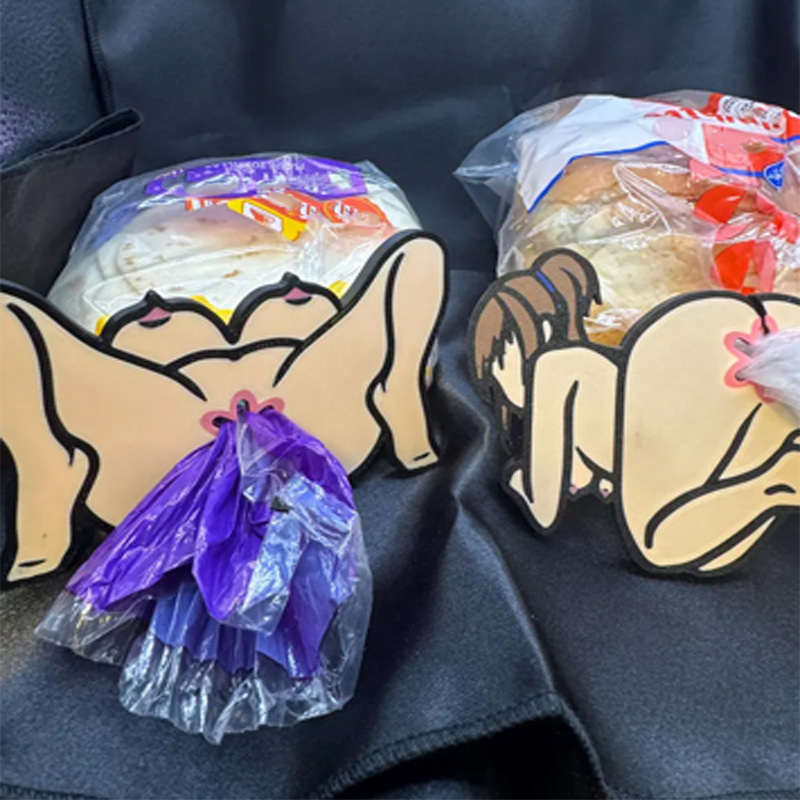 Interesting 3D printed bread clips