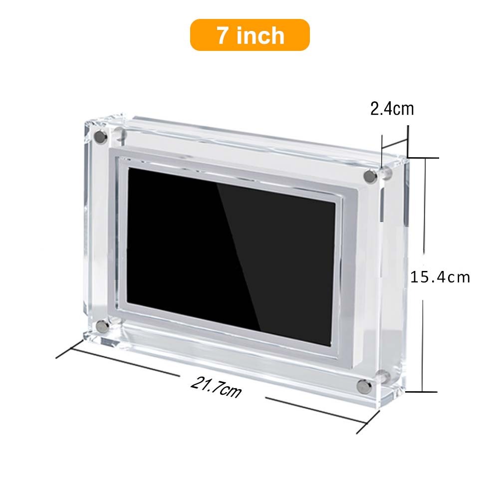 Acrylic digital photo frame video player