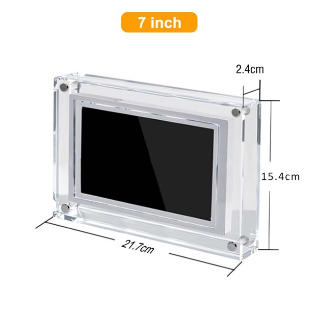 Acrylic digital photo frame video player
