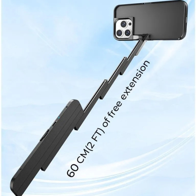 3-in-1 Foldable Phone Case with Selfie Stick