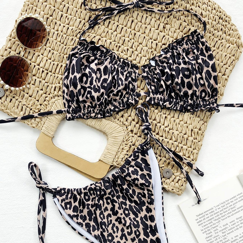 Halter Neck Bikini Set