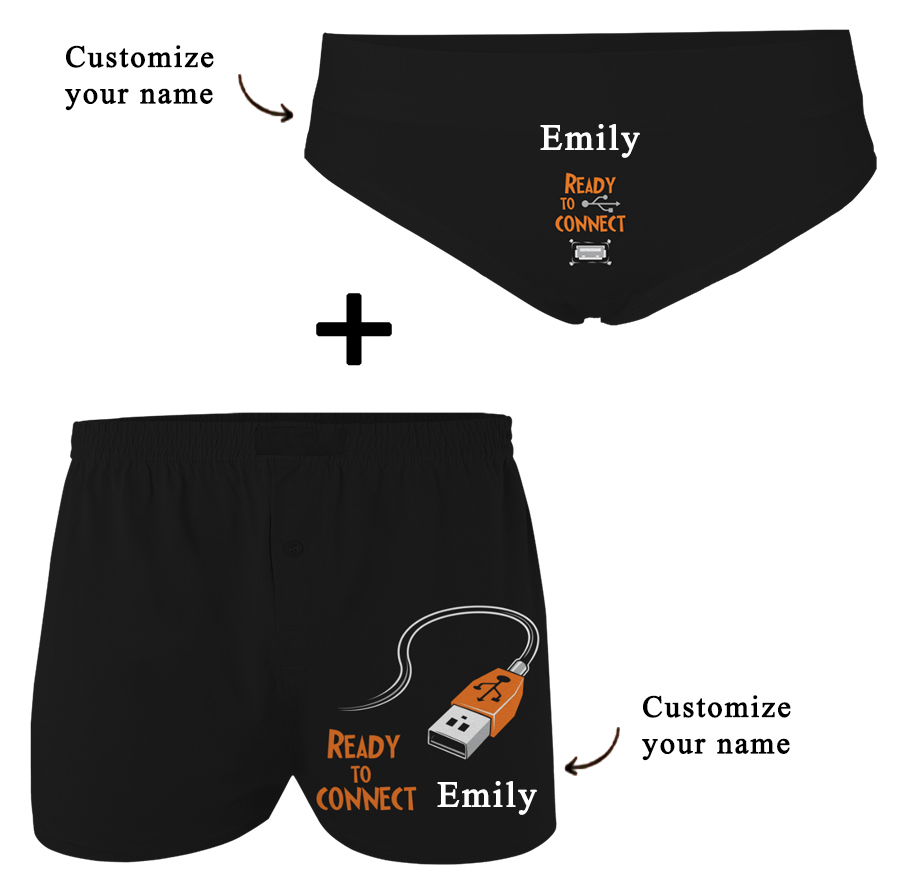 Customized men's and women's underwear