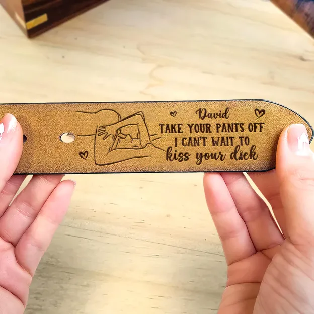 Personalized gifts for couples - belts