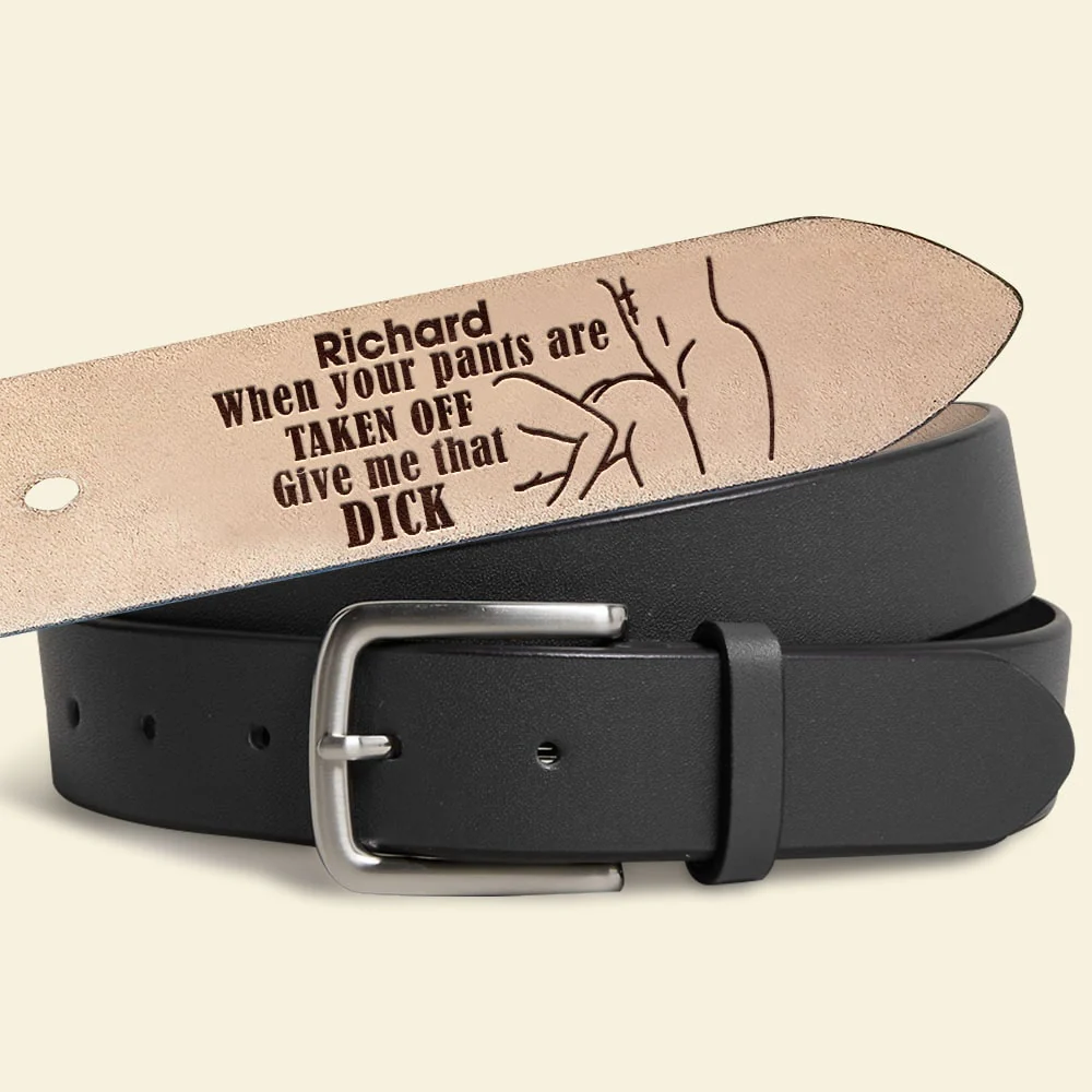 Personalized gifts for couples - belts