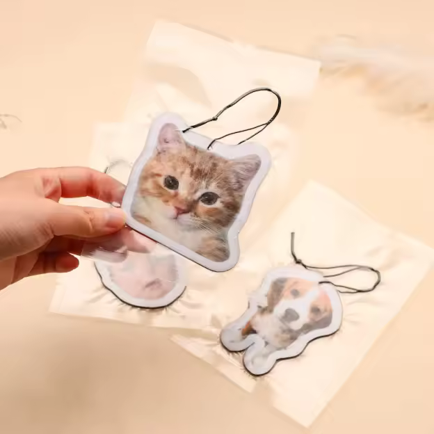 Custom photo air freshener, car ornament hanging