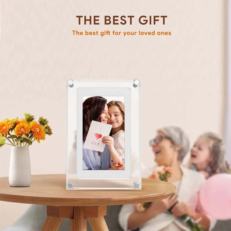 Acrylic digital photo frame video player