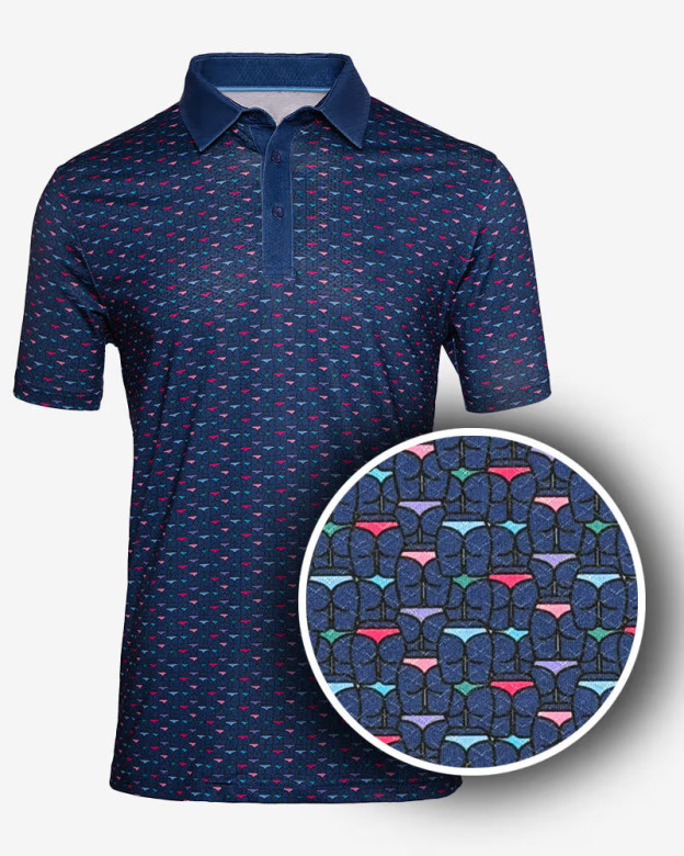 Midnight Cool Golf Polo Shirt