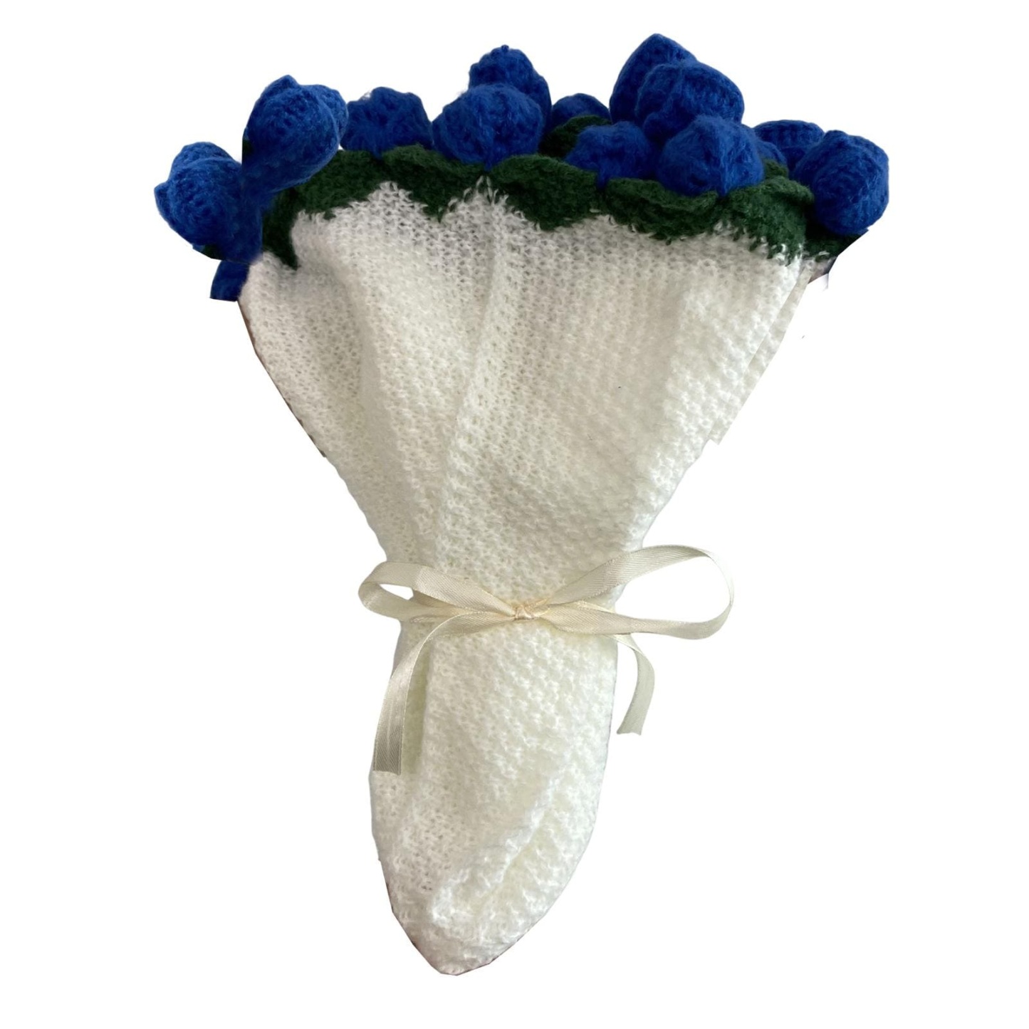 Personalized crocheted rose bouquet blanket