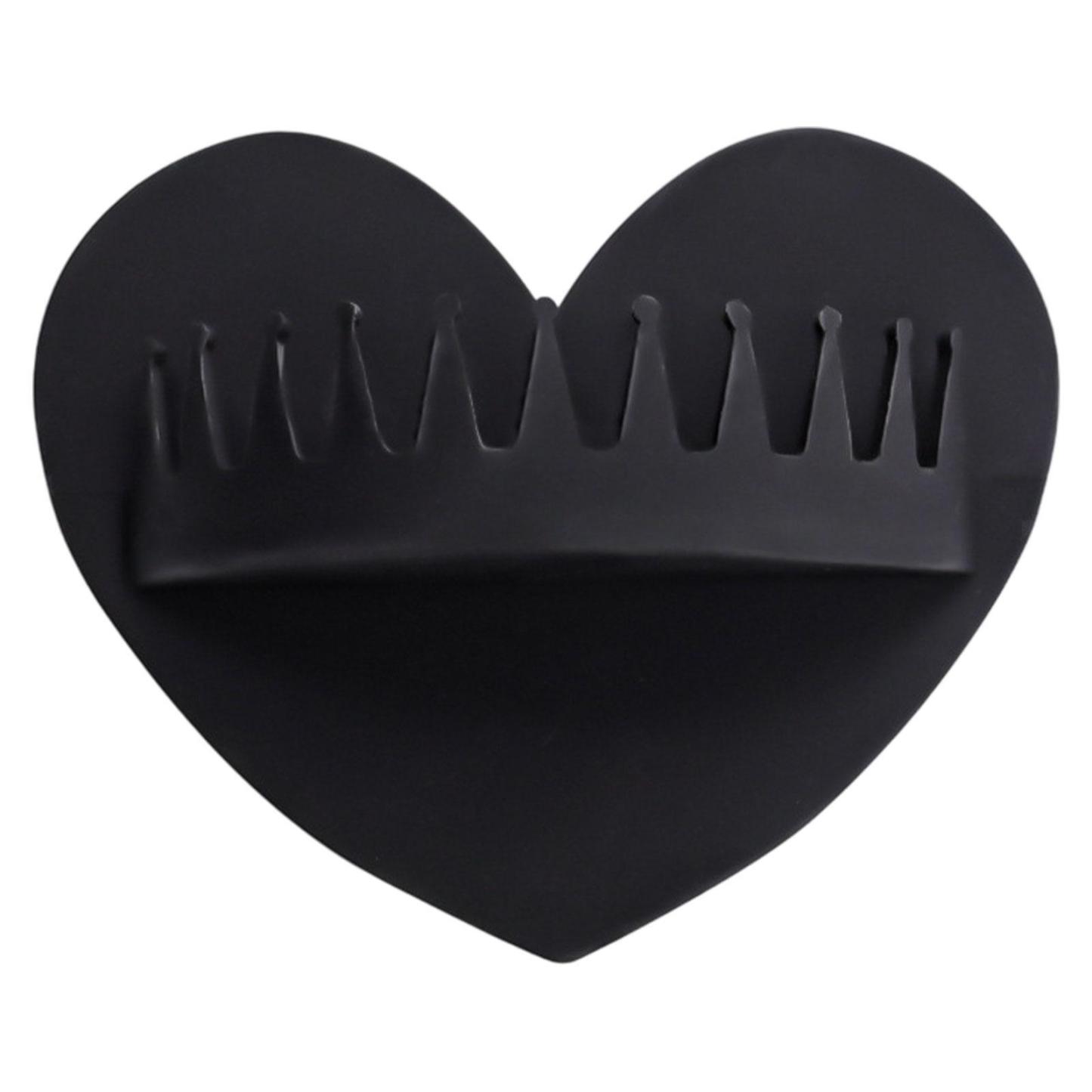 Wall-mounted suction cup hair collector