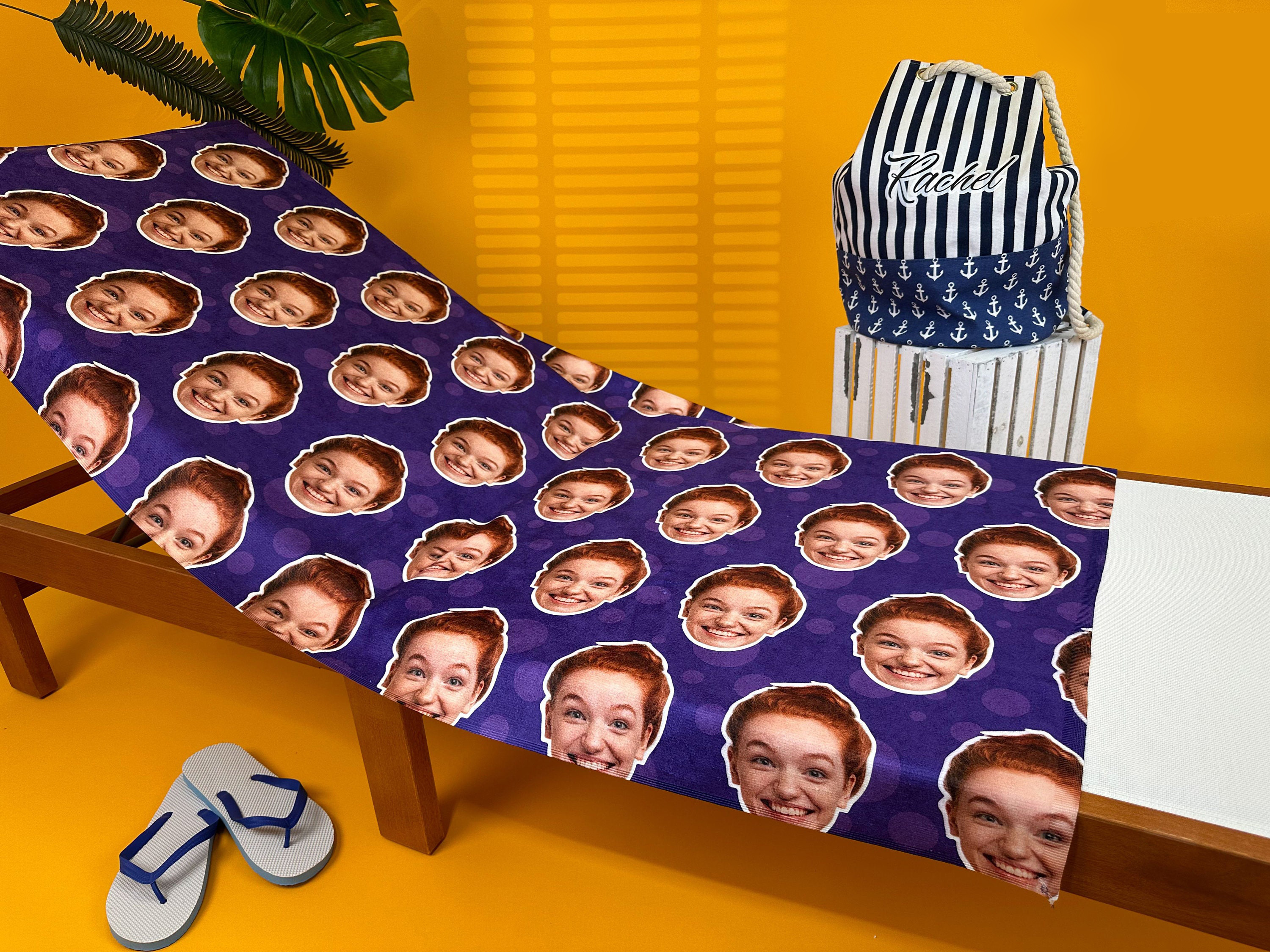 Personalized Photo Customized Beach Towel