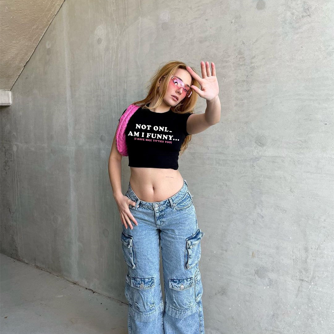 Spice Girls Sexy Neckline Short Short Sleeve