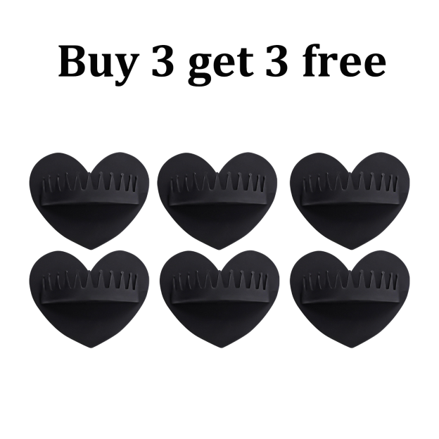 Wall-mounted suction cup hair collector