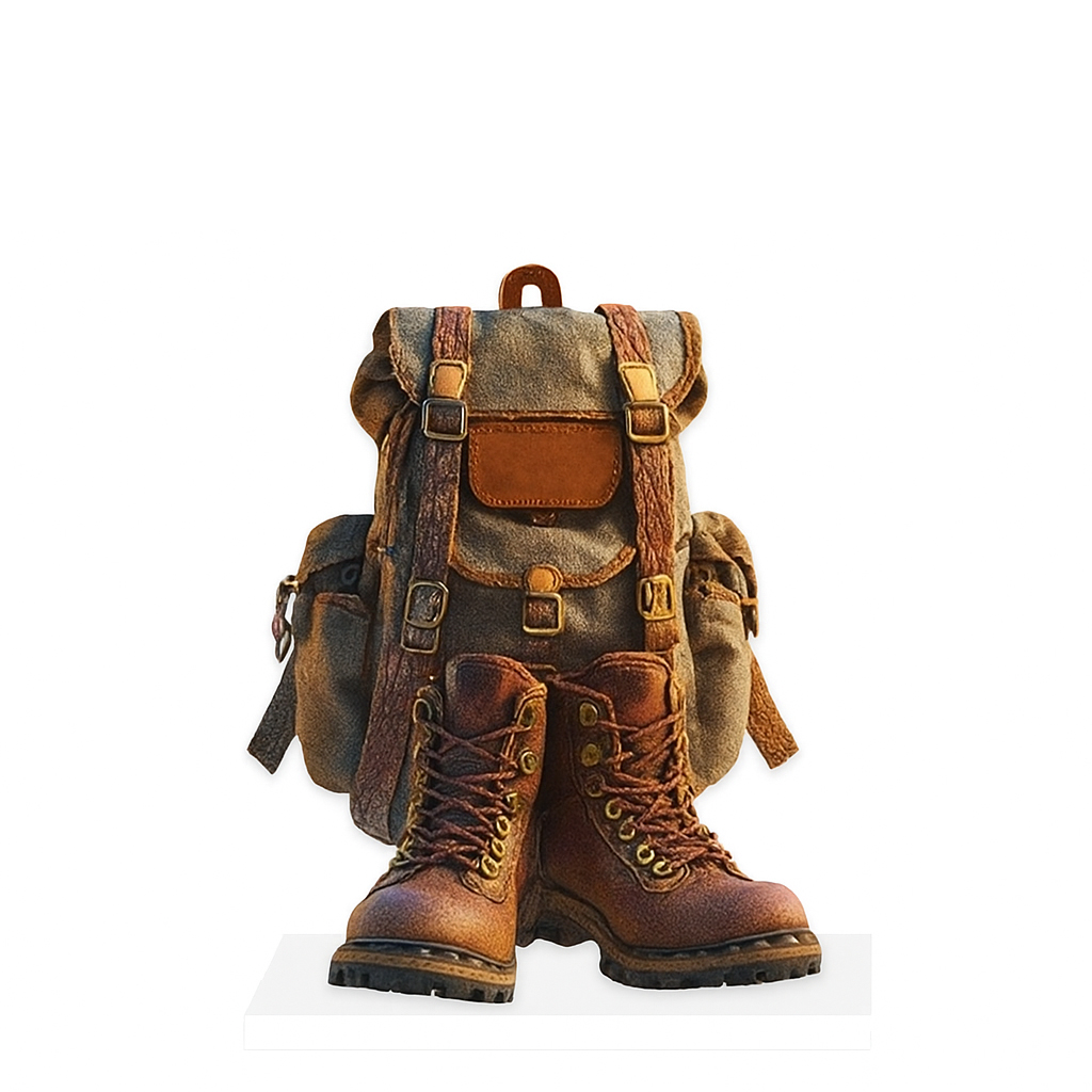 Personalized Hiking 2D Flat Acrylic Ornament