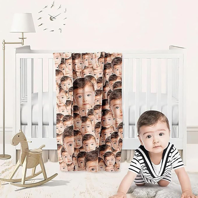 Custom Face Photo Blanket