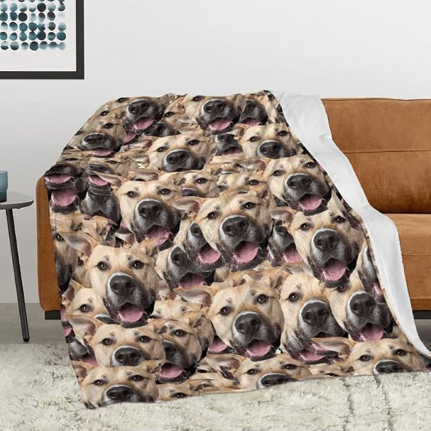 Custom Face Photo Blanket