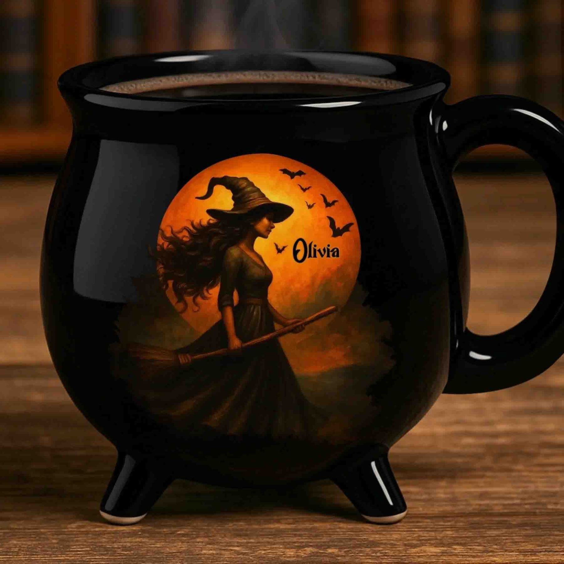 Custom Witches Cauldron Coffee Mug