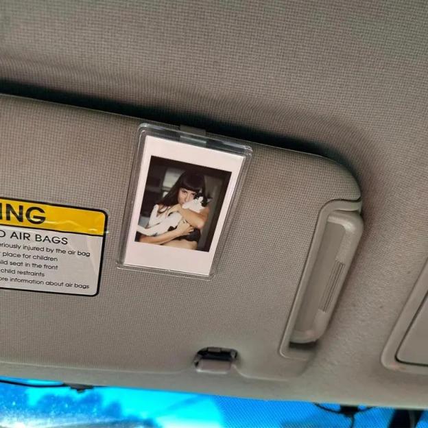 Custom Photo Car Visor Clip