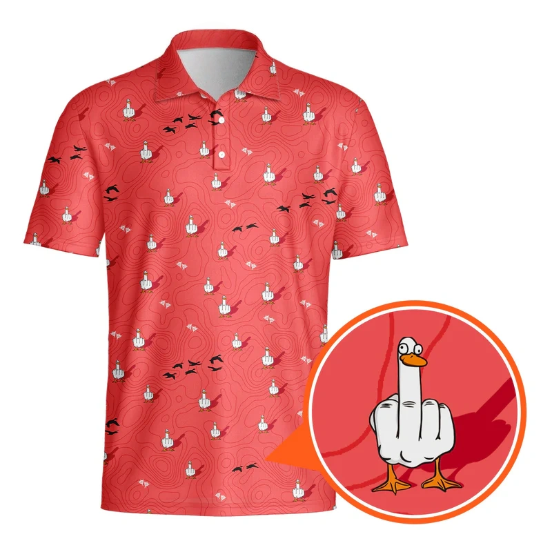 Party themed polo shirt