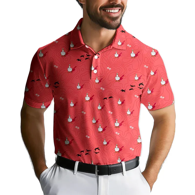 Party themed polo shirt