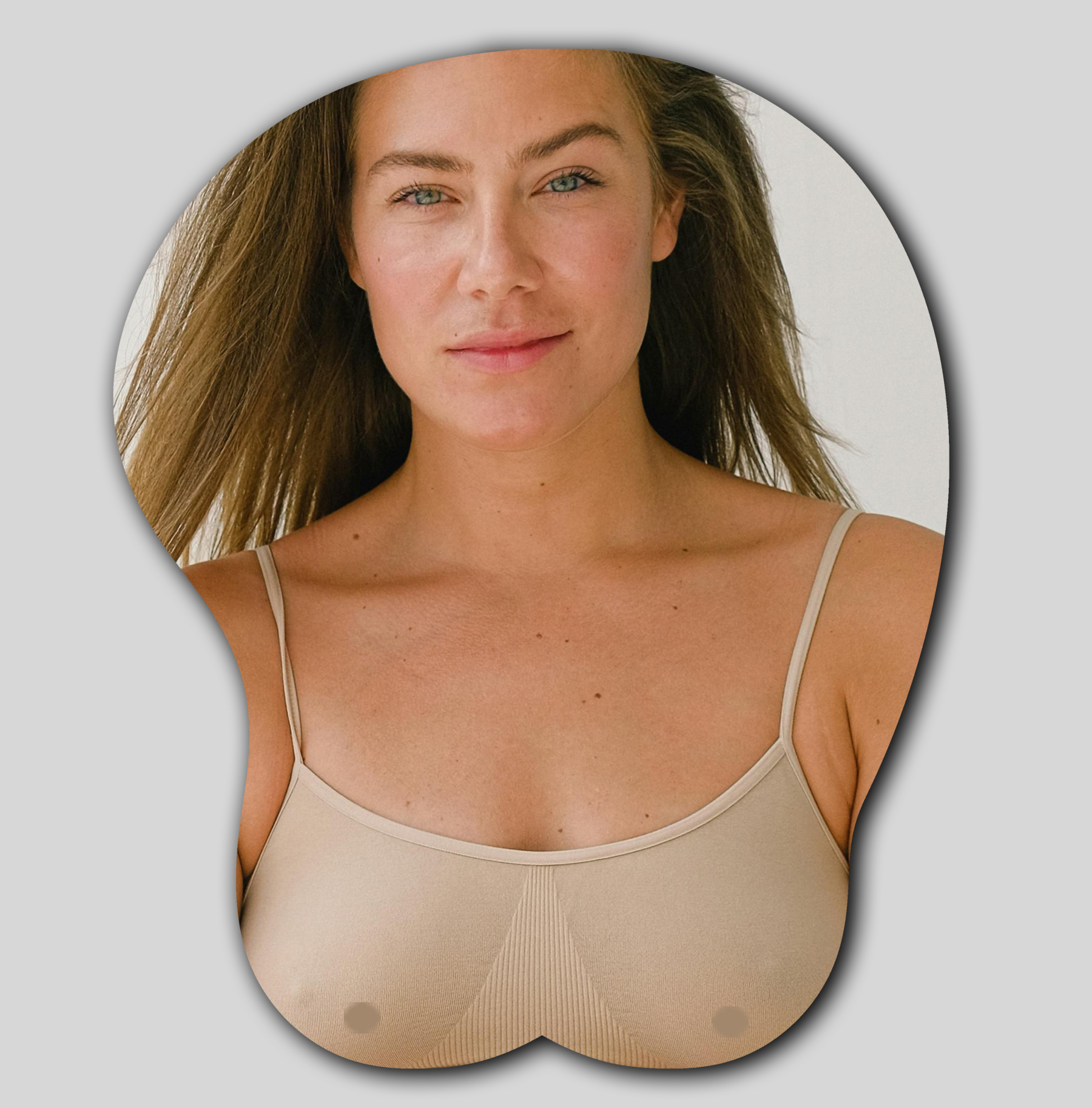 Preview version custom photo 3D mouse pad with armrest