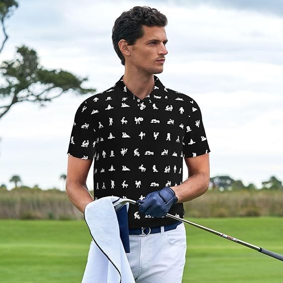 Men's Fun Golf Polo Shirt