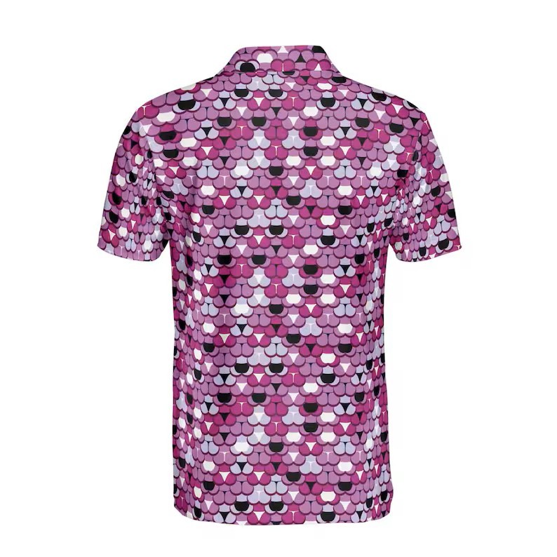 Fun Print Short Sleeve Golf Shirt