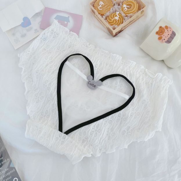 Girls' pure lace panties